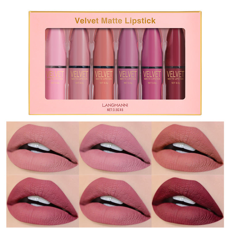 Bullet Matte Lipstick Set Matte Waterproof Bullet Matte Lipstick Set Matte Waterproof
